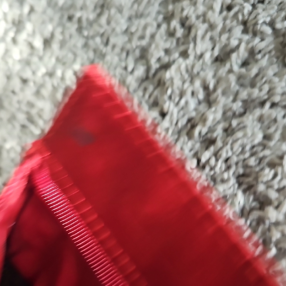 YSL Red Satin Pouch - Picture 6 of 8